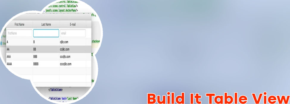 Build it tableview