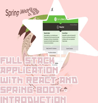 Java full stack with spring boot and react