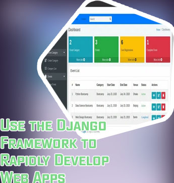 Web application with python django
